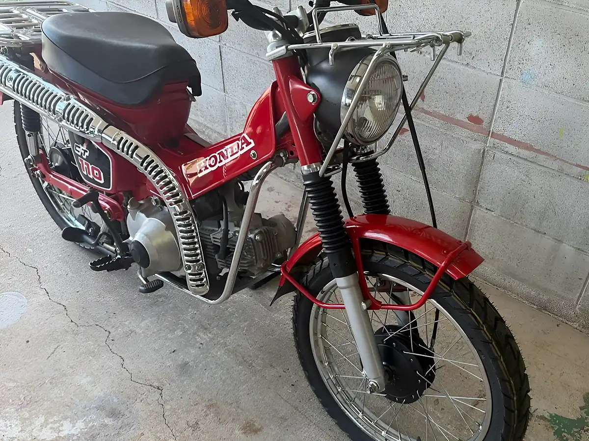 Used 1993 Honda CT110 Hunter Cub Red - Interior and Exterior details 3