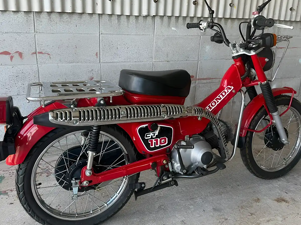 Used 1993 Honda CT110 Hunter Cub Red - Interior and Exterior details 5