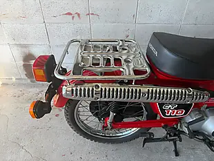 Used 1993 Honda CT110 Hunter Cub Red - Interior and Exterior details 10