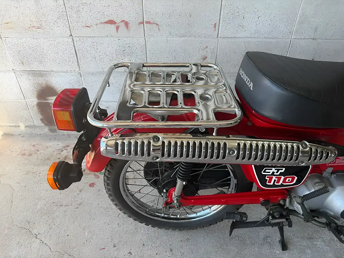 Used 1993 Honda CT110 Hunter Cub Red - Interior and Exterior details 10