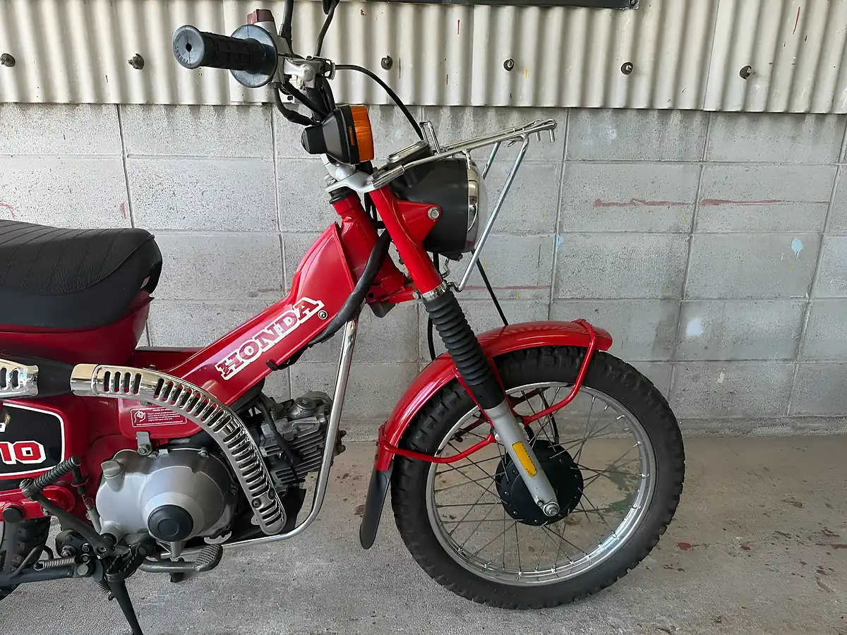 Used 1993 Honda CT110 Hunter Cub Red - Interior and Exterior details 13