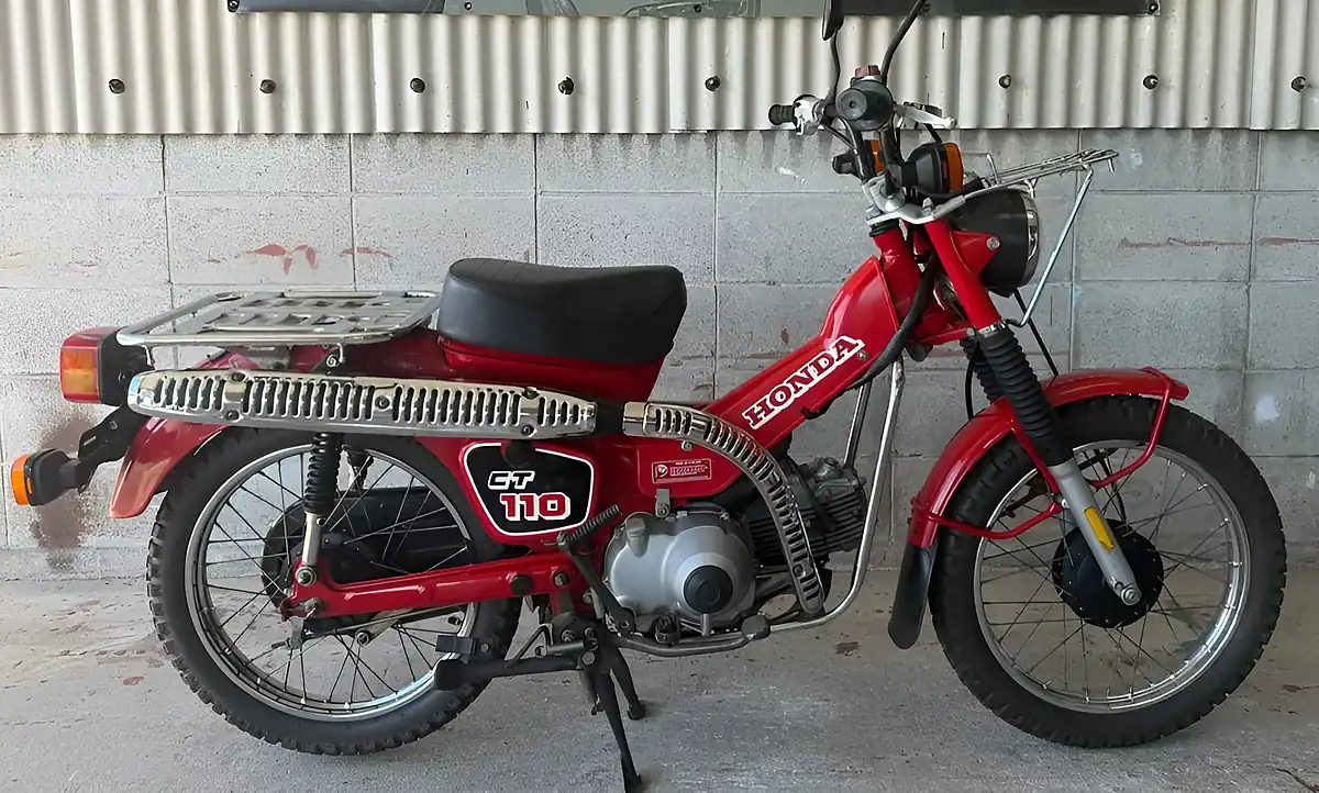 Used 1993 Honda CT110 Hunter Cub Red - Interior and Exterior details 2