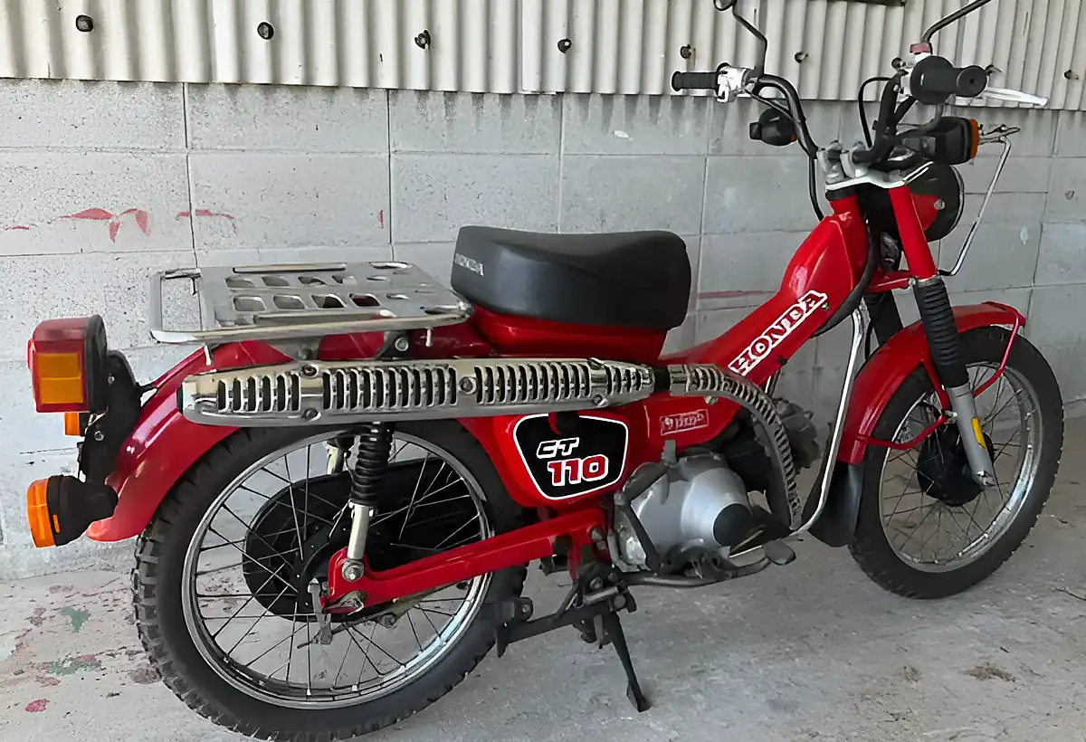 Used 1993 Honda CT110 Hunter Cub Red - Interior and Exterior details 6