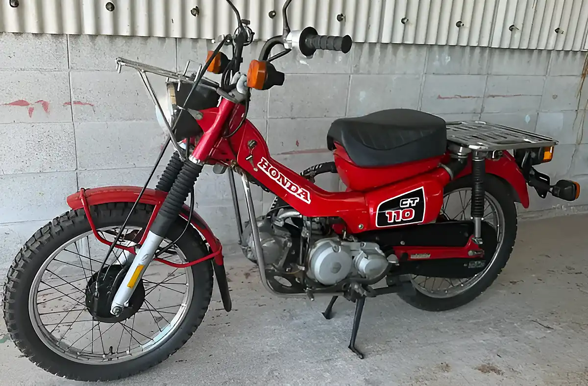 Used 1993 Honda CT110 Hunter Cub Red - Interior and Exterior details 8