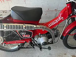Used 1993 Honda ct110 Hunter Cub Red - Interior and Exterior details 11