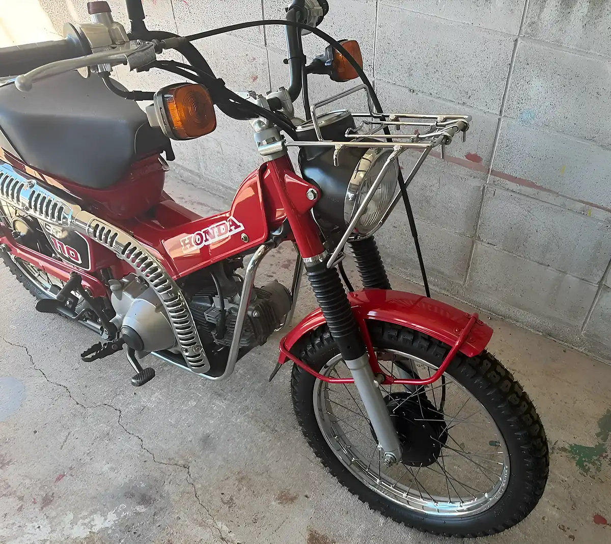 Used 1993 Honda ct110 Hunter Cub Red - Interior and Exterior details 13