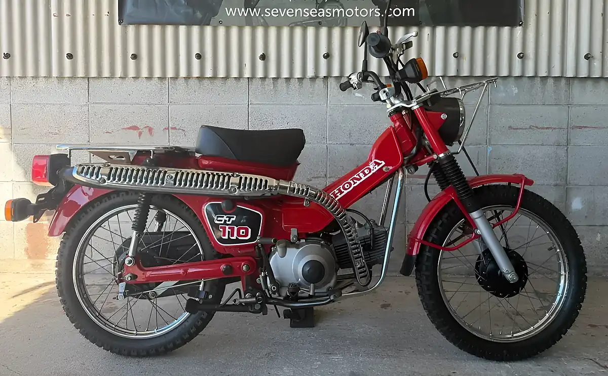 Used 1993 Honda ct110 Hunter Cub Red - Interior and Exterior details 2