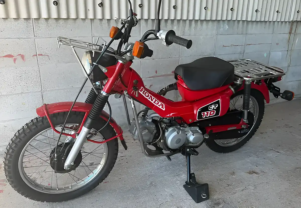 Used 1993 Honda ct110 Hunter Cub Red - Interior and Exterior details 4