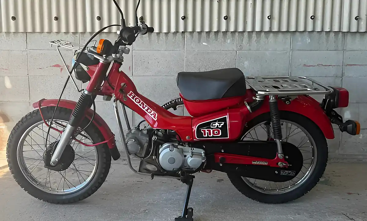 Used 1993 Honda ct110 Hunter Cub Red - Interior and Exterior details 8