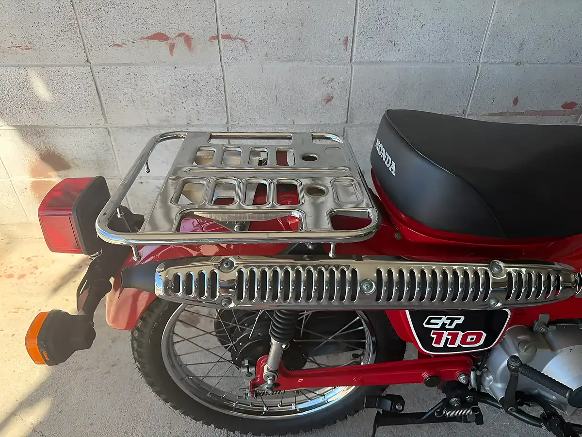 Used 1993 Honda ct110 Hunter Cub Red - Interior and Exterior details 9