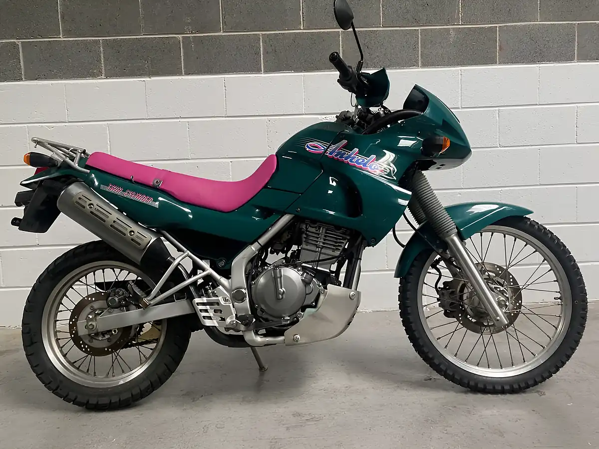 Used 1993 Kawasaki KLE250 Anhelo Green - Front View