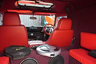 Used 1993 Land Rover Defender 90 Red - Interior and Exterior details 12