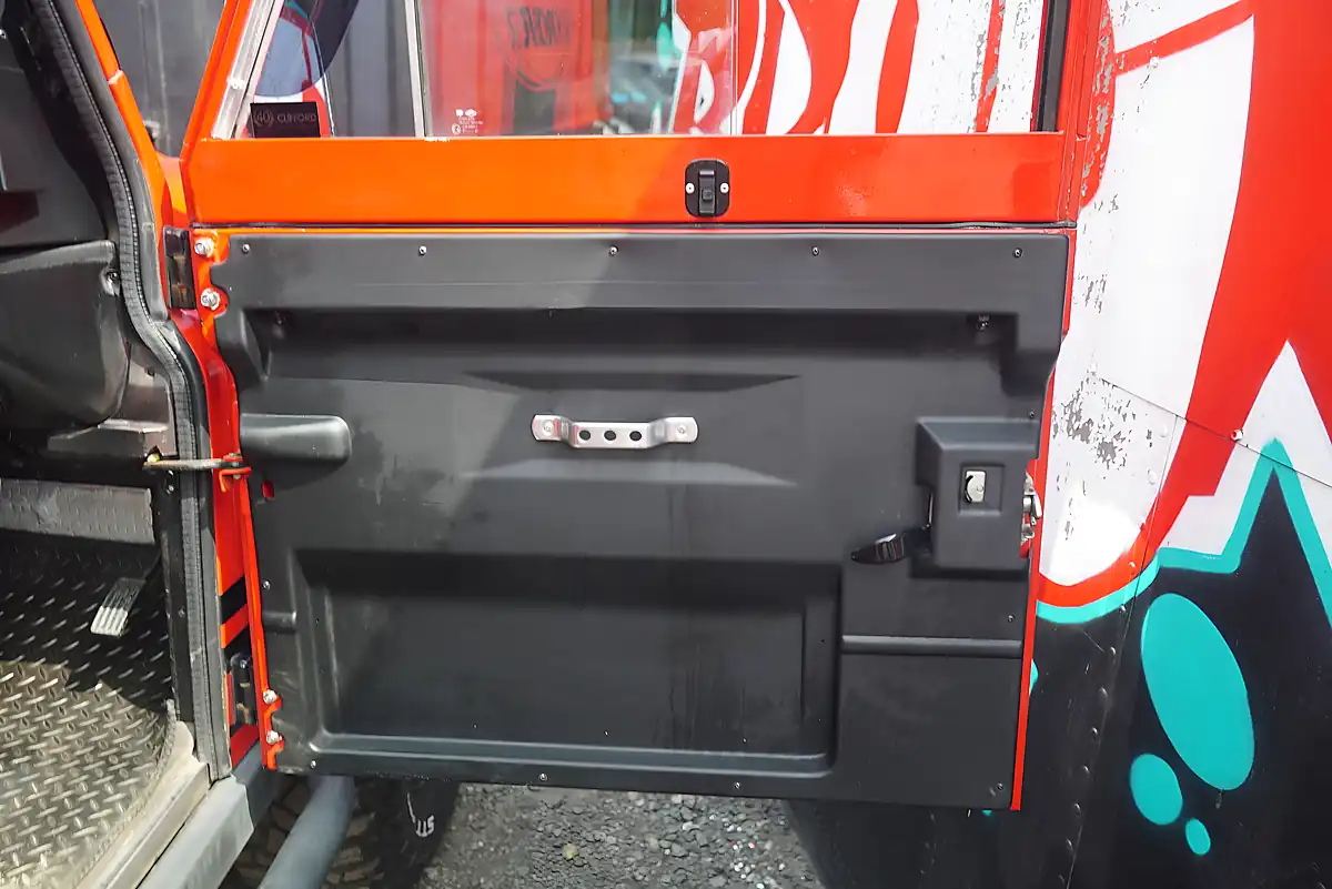 Used 1993 Land Rover Defender 90 Red - Interior and Exterior details 16