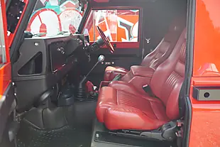 Used 1993 Land Rover Defender 90 Red - Interior and Exterior details 19