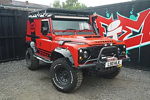 Used 1993 Land Rover Defender 90 Red - Interior and Exterior details 2