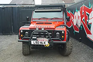 Used 1993 Land Rover Defender 90 Red - Interior and Exterior details 7