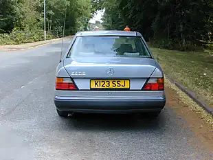 Used 1993 Mercedes-Benz 220 W124 Silver Blue Metallic - Interior and Exterior details 5