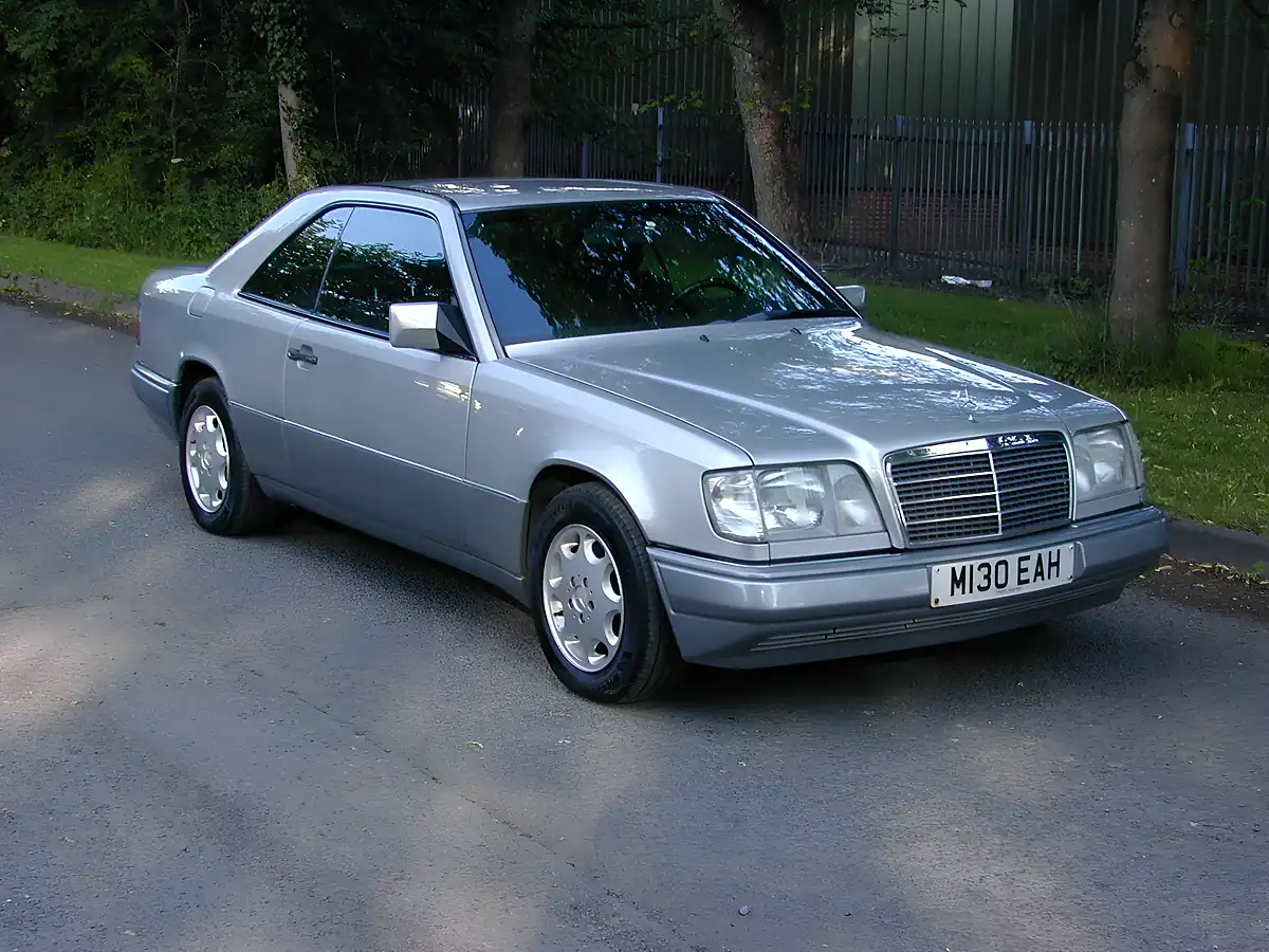 Used 1994 Mercedes-Benz 220 Coupe Silver - Front View