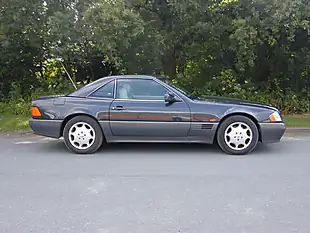 Used 1994 Mercedes-Benz Sl R129 Sports Convertible Black - Interior and Exterior details 2