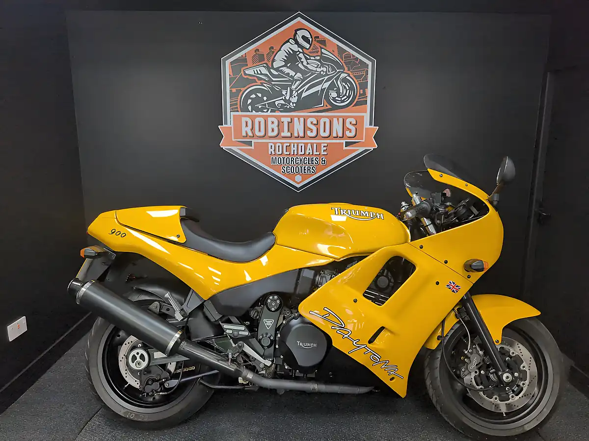 Used 1995 Triumph Daytona Yellow - Front View
