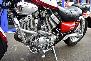 Used 1996 Yamaha XV535 Red - Interior and Exterior details 12