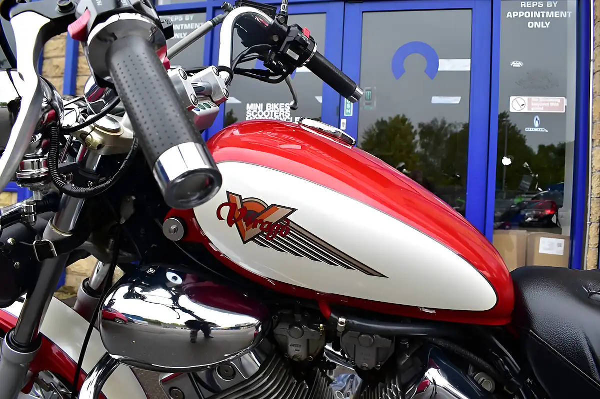 Used 1996 Yamaha XV535 Red - Interior and Exterior details 13