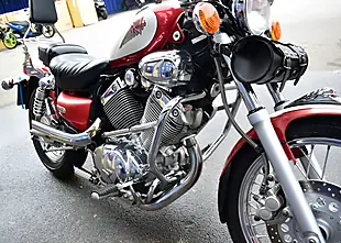Used 1996 Yamaha XV535 Red - Interior and Exterior details 19