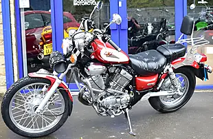 Used 1996 Yamaha XV535 Red - Interior and Exterior details 2
