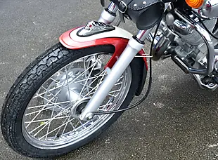 Used 1996 Yamaha XV535 Red - Interior and Exterior details 8