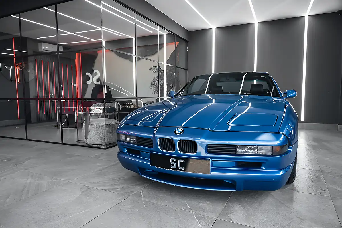 Used 1997 BMW 8 Series Sport Estoril Blue - Interior and Exterior details 4