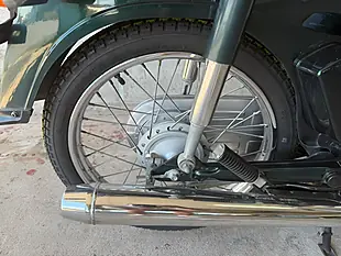 Used 1997 Honda C70 Custom Green - Interior and Exterior details 10
