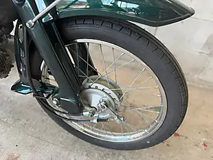 Used 1997 Honda C70 Custom Green - Interior and Exterior details 14