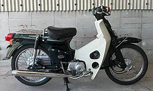 Used 1997 Honda C70 Custom Green - Interior and Exterior details 2