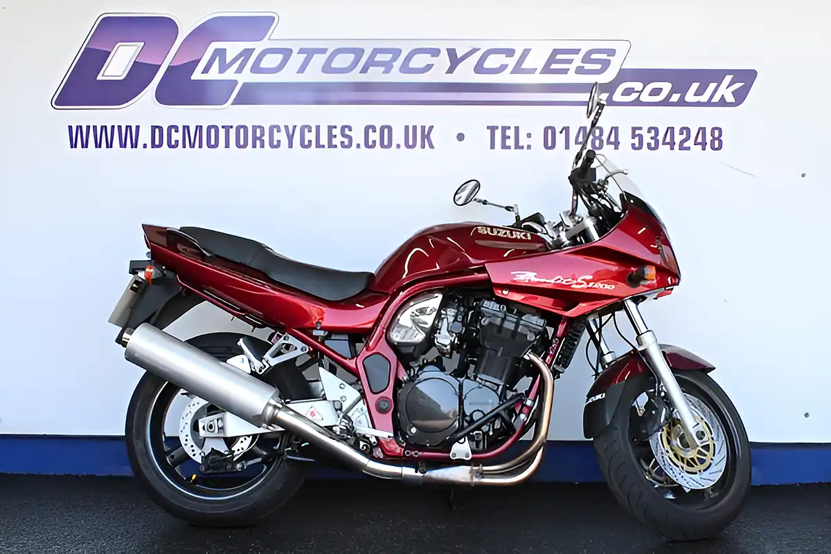 Used 1997 Suzuki Bandit 1200 Faired Maroon Metallic Red - Front View