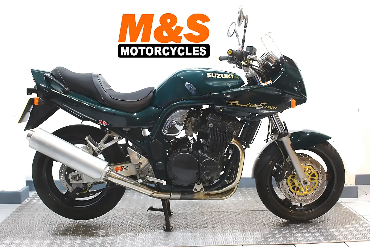 Used 1997 Suzuki Bandit GSF1200S Green - Front View