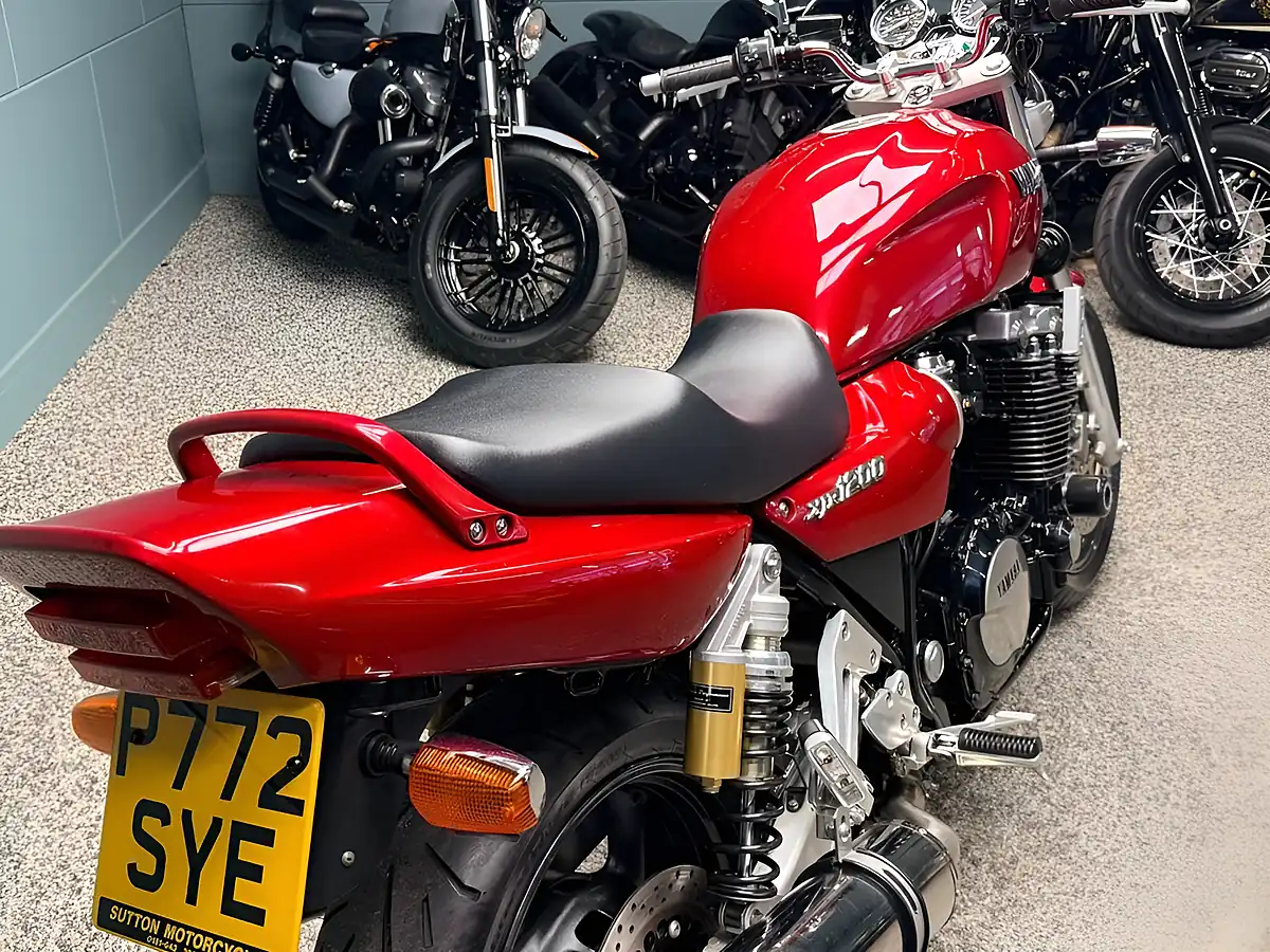 Used 1997 Yamaha XJR1200 Red - Interior and Exterior details 14