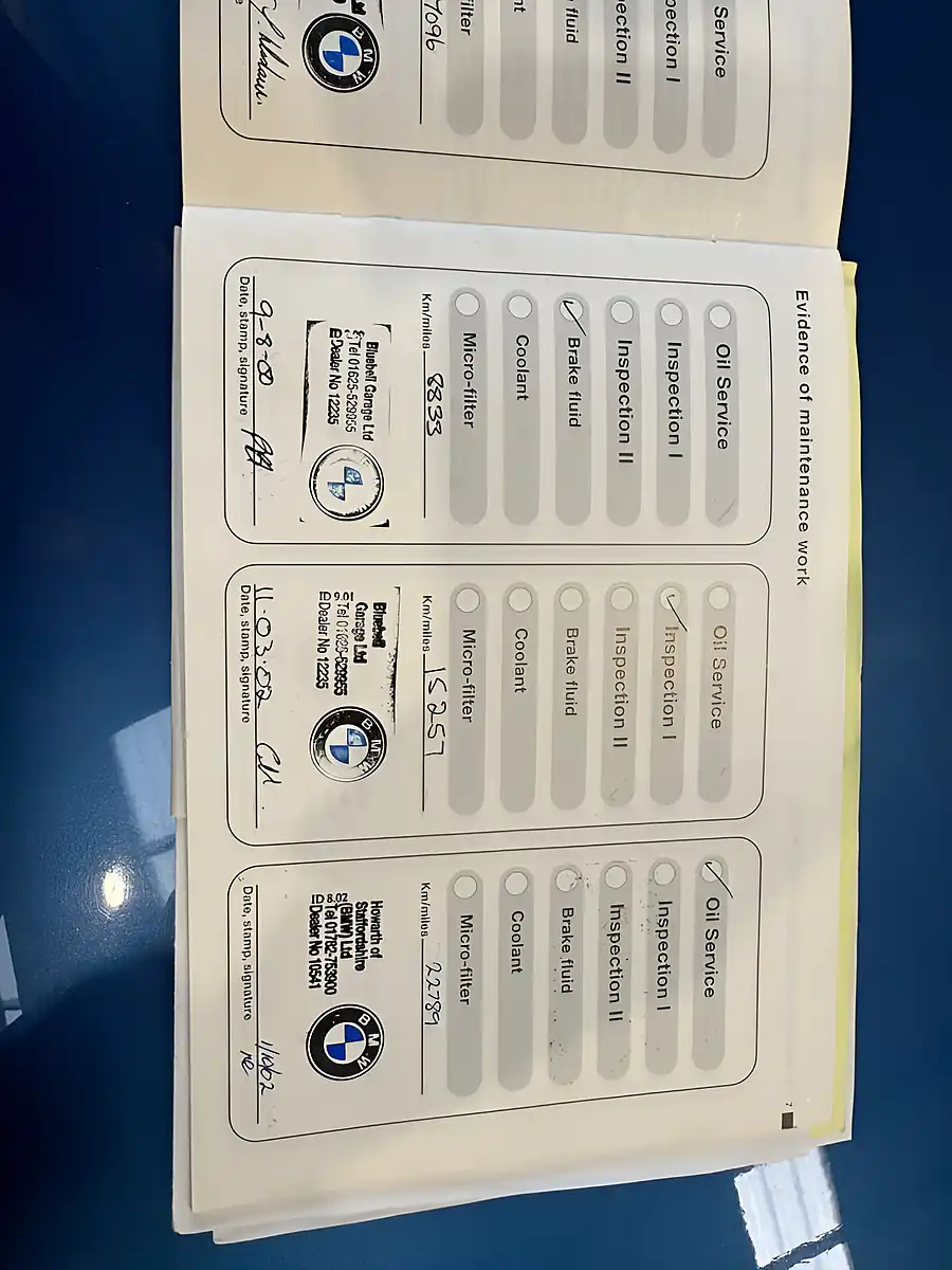 Used 1998 BMW Z3 M Convertible Blue - Interior and Exterior details 10