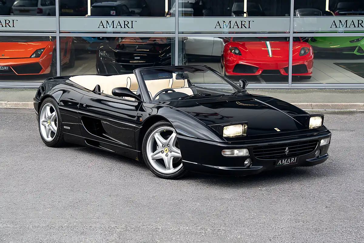 Used 1998 Ferrari F355 Spyder Nero DS - Front View