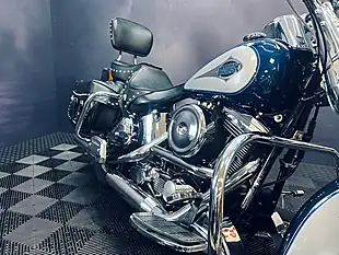 Used 1998 Harley-Davidson Heritage Classic Flstc Blue/Grey - Interior and Exterior details 10