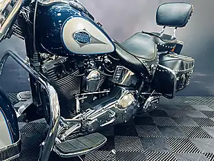 Used 1998 Harley-Davidson Heritage Classic Flstc Blue/Grey - Interior and Exterior details 11