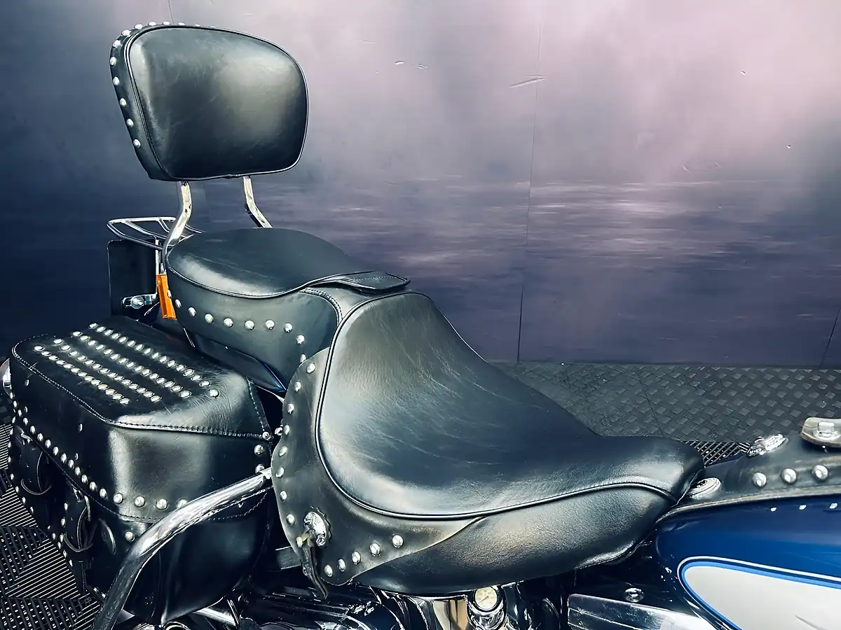 Used 1998 Harley-Davidson Heritage Classic Flstc Blue/Grey - Interior and Exterior details 13