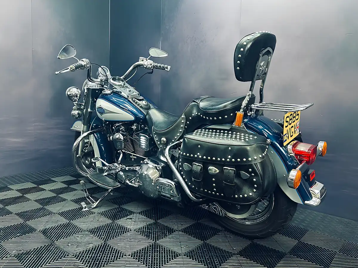 Used 1998 Harley-Davidson Heritage Classic Flstc Blue/Grey - Interior and Exterior details 14