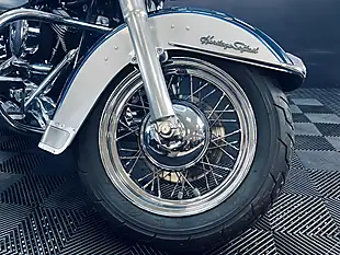 Used 1998 Harley-Davidson Heritage Classic Flstc Blue/Grey - Interior and Exterior details 15