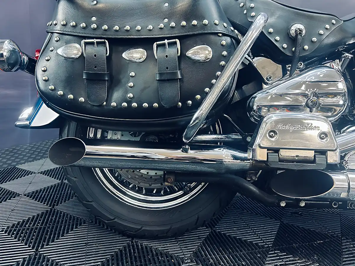 Used 1998 Harley-Davidson Heritage Classic Flstc Blue/Grey - Interior and Exterior details 17