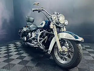 Used 1998 Harley-Davidson Heritage Classic Flstc Blue/Grey - Interior and Exterior details 19