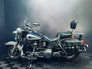 Used 1998 Harley-Davidson Heritage Classic Flstc Blue/Grey - Interior and Exterior details 3