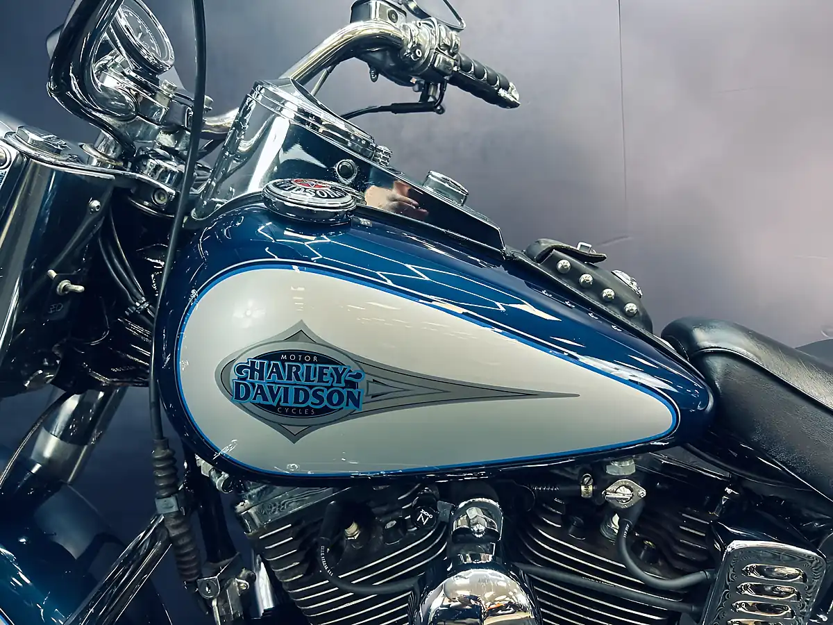 Used 1998 Harley-Davidson Heritage Classic Flstc Blue/Grey - Interior and Exterior details 6