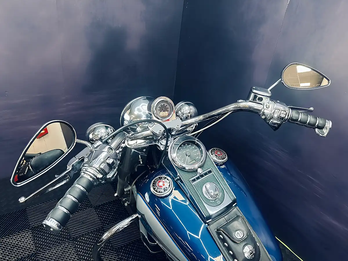 Used 1998 Harley-Davidson Heritage Classic Flstc Blue/Grey - Interior and Exterior details 7