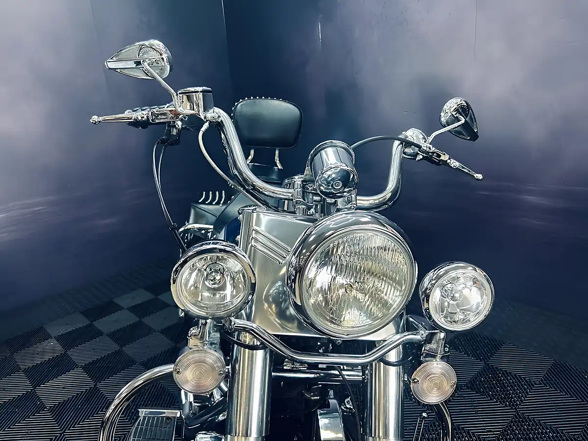 Used 1998 Harley-Davidson Heritage Classic Flstc Blue/Grey - Interior and Exterior details 8