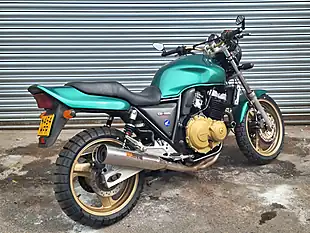 Used 1998 Honda Cb Super Sport Green - Interior and Exterior details 4